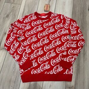 NWT Coca-Cola Sweater Primark Logo Christmas Holiday Gag Gift Men Women S